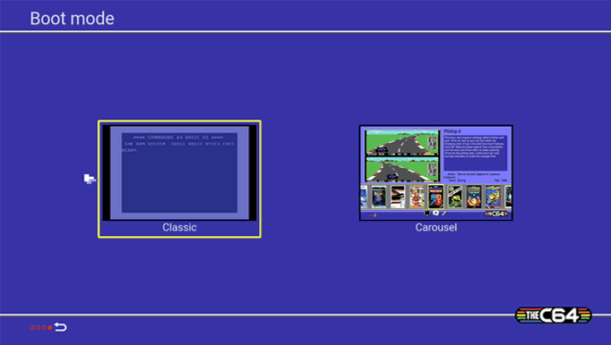 Commodore 64 full size modes